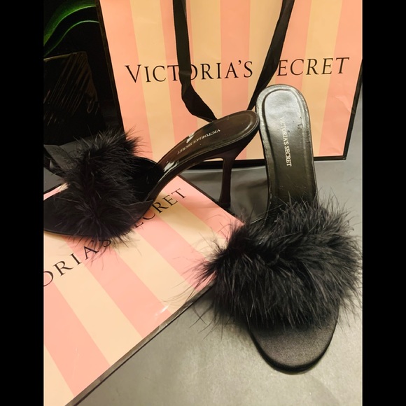 Victoria’s Secret Boudoir Bed Slippers Heels SZ 10 - Picture 9 of 11